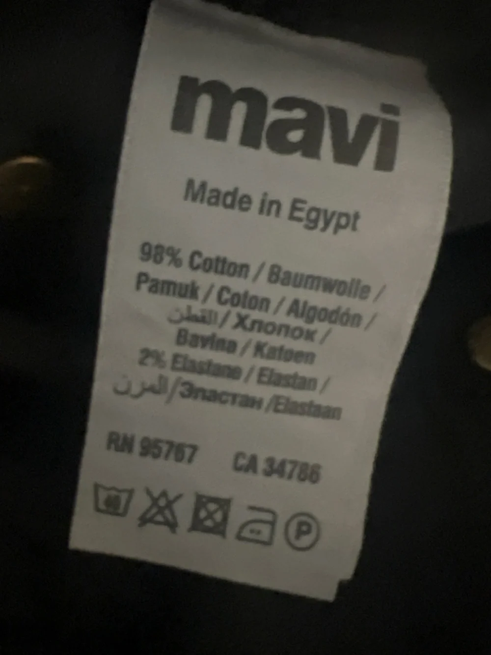 Mavi Men's Zach Straight Leg Jeans in Black 33 X 32